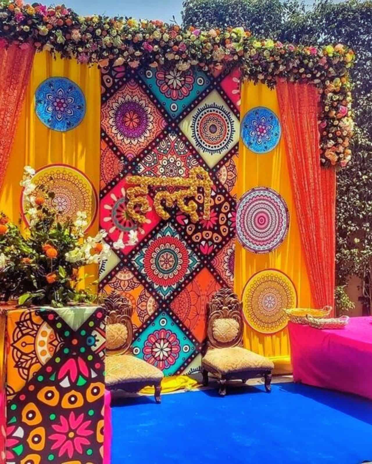 Haldi Decoration Ideas