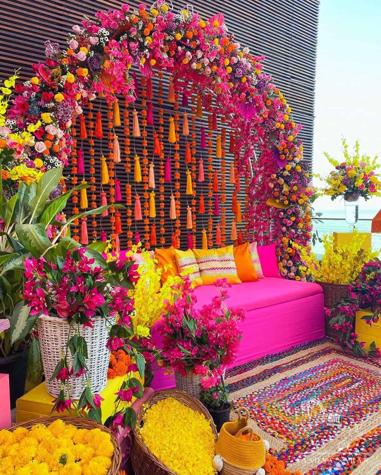 Haldi Decoration Ideas